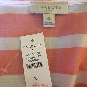 Long Talbots stripped top
